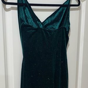 Dark greens dress